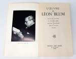 "Loeuvre de Leon Blum. La fin des alliances. La troisieme force. Politique europeenne. Pour la justice. Leon Blum (Леон Блюм). 1963 г.