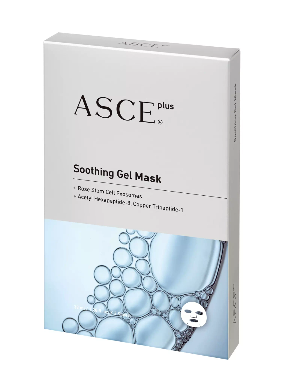 ASCEplus Soothing Gel Mask | Успокаивающая гелевая маска с экзосомами, 3 шт