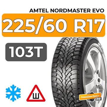 Amtel NordMaster Evo 225/60 R17 103T XL шип.