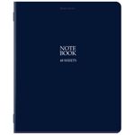 Тетрадь А5, 48 л., BRAUBERG, скоба, клетка, SoftTouch, "NoteBookMono", (микс в спайке), 405325