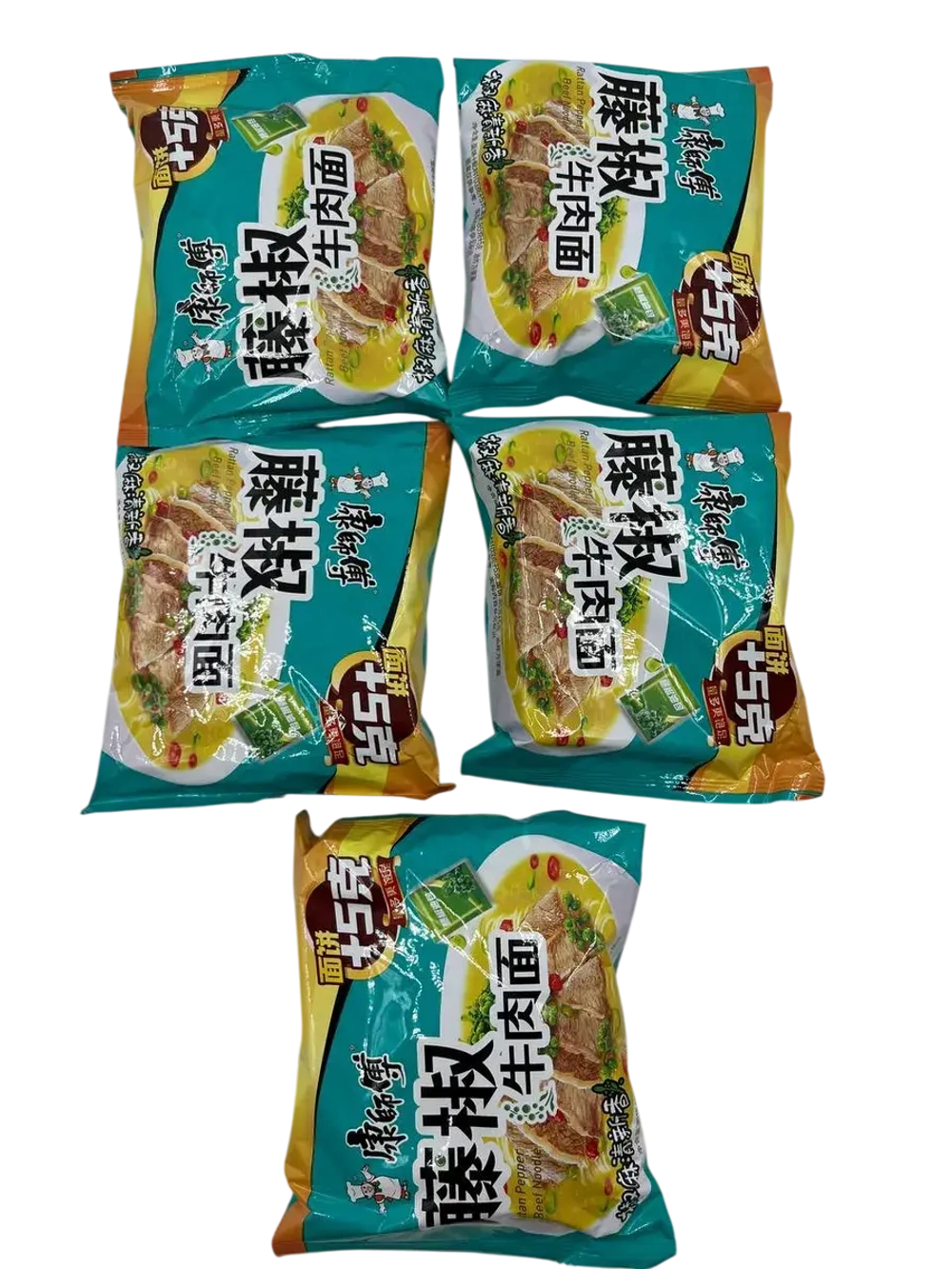 Kang Shi Fu лапша БП говядина с ротанговым перцем ,5шт
