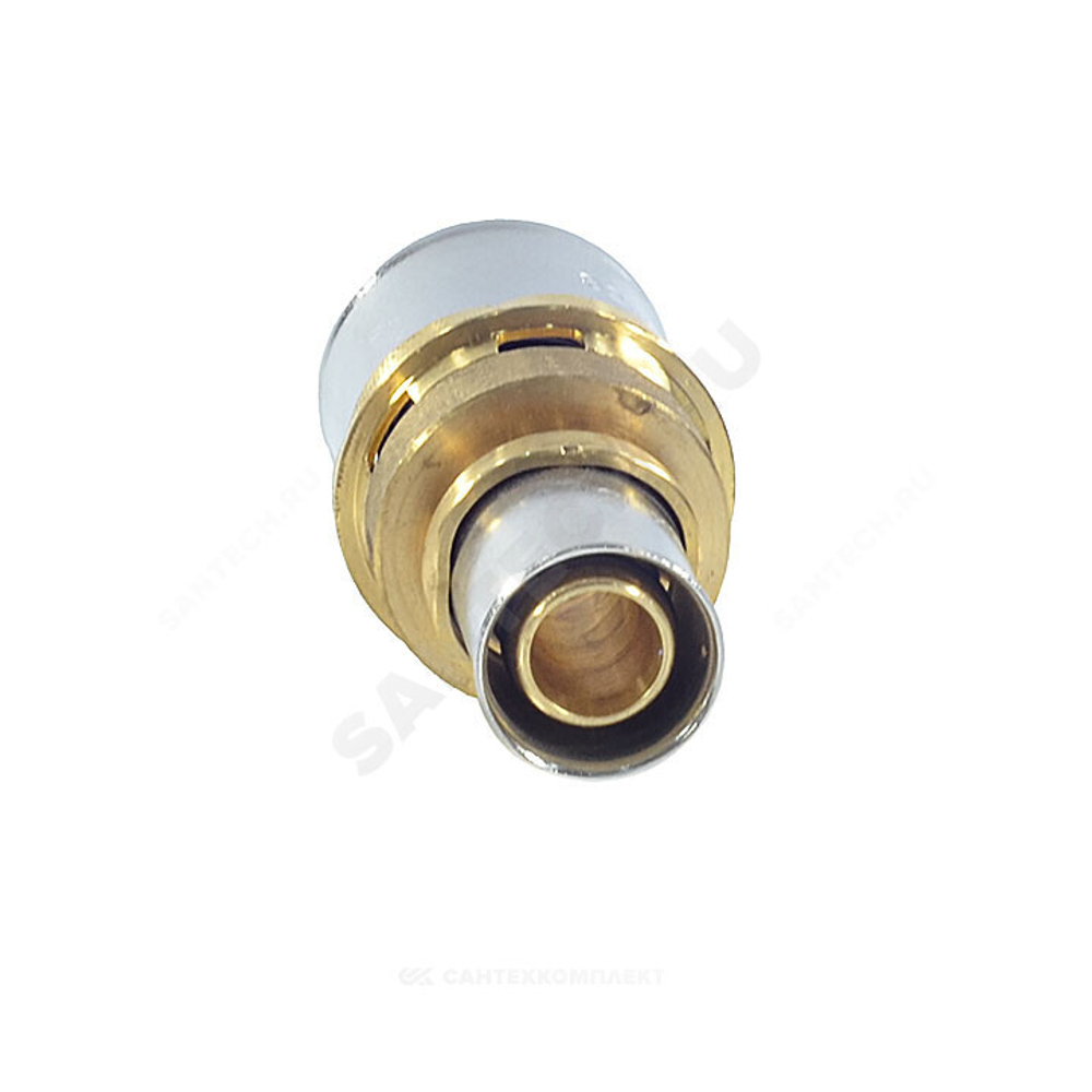 Муфта переходная для МП/PE-X труб латунь пресс Дн 32х20 RM103 Giacomini RM103Y021