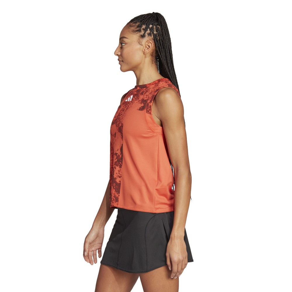 Женская теннисная майка adidas Paris MA Tank Top Women - Dark Red