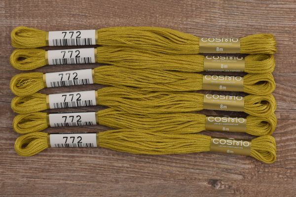 Мулине Lecien Cosmo, цв. 0772 / 6 мот. по 8 метров, в 6 сложений