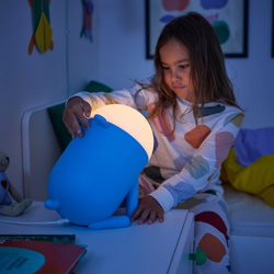 IKEA GREJSIMOJS  (ИКЕА ГРЕЙСИМОЙС)  -  Настольная лампа LED - диммируемая, собака, синяя