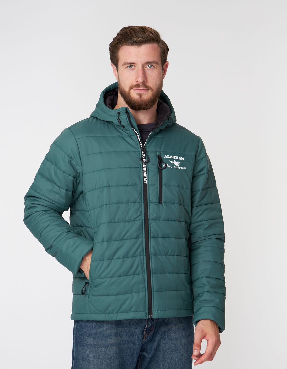Куртка Alaskan Juneau Green  M утепл.стеганая