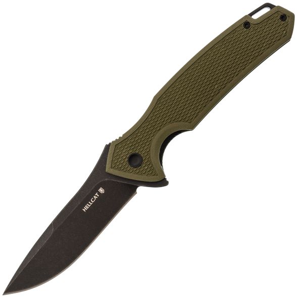 Цена наСкладной нож Mr.Blade Hellcat blackwash, сталь S35VN, рукоять Olive G10