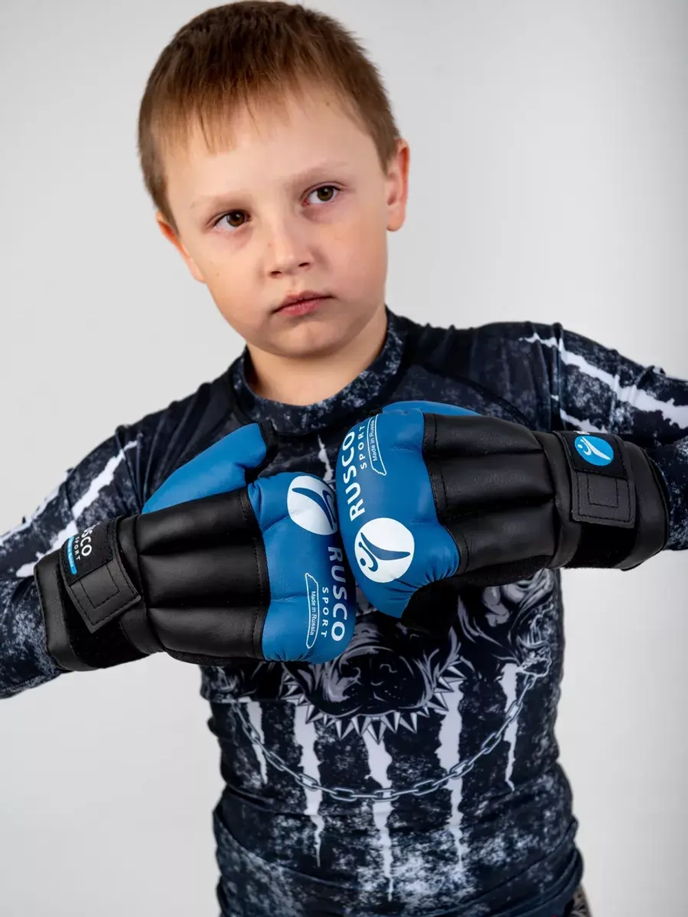 Перчатки для Рукопашного боя Rusco Sport Черные