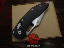 Нож Microtech Stitch Ram-Lok - рукоять черный G10, клинок стоунвош RK-456