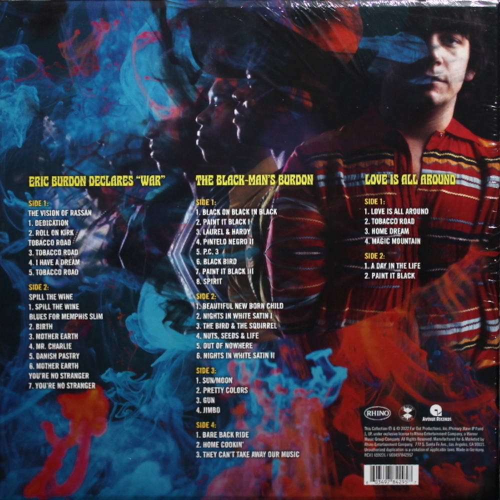 Eric Burdon & War / The Complete Vinyl Collection (Box Set)(Coloured Vinyl)(4LP)