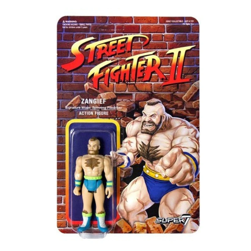 Фигурка Super7 - Street Fighter II - Zangief - ReAction Figure Championship Edition