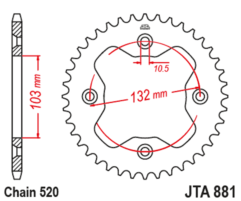 Звезда JTA881.38BLK
