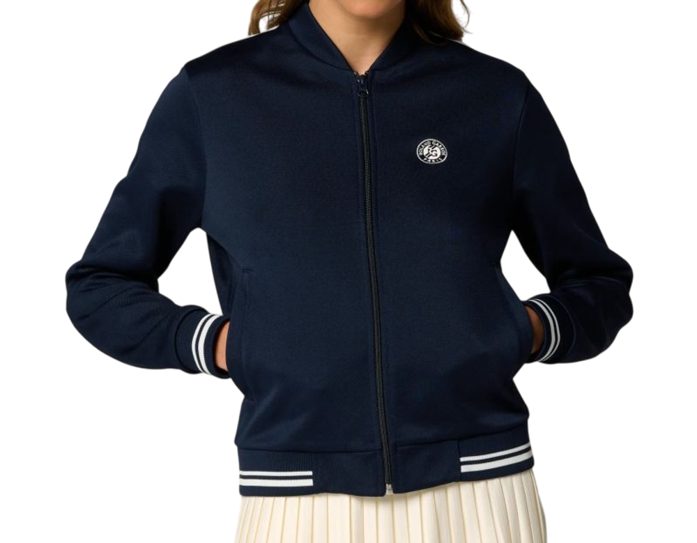 Женская теннисная толстовка Roland Garros Heritage Talia Teddy — navy