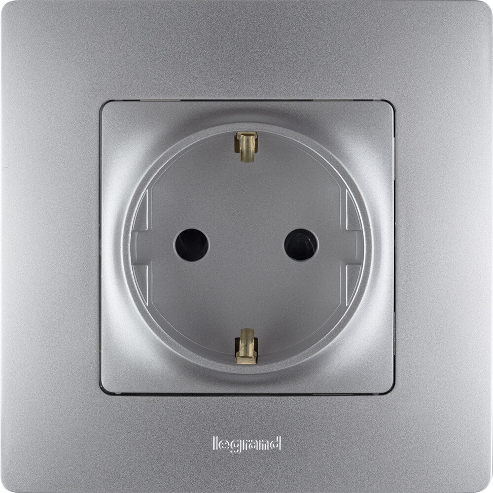 Legrand Etika Алюминий Рамка 1-ая 672551 - 3 шт