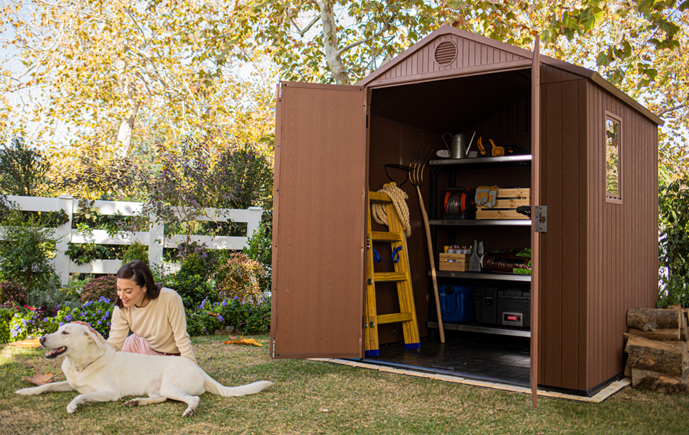 Пластиковый сарай Keter Darwin 6x6 brown