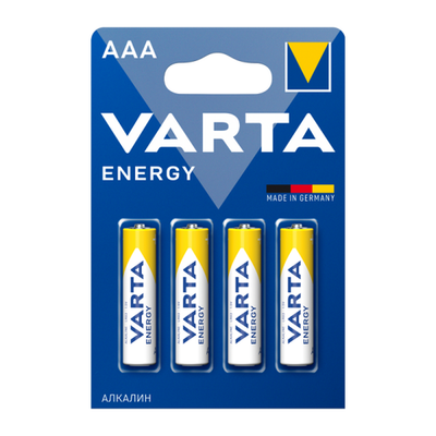Элемент питания VARTA ENERGY LR03 BL4 4103