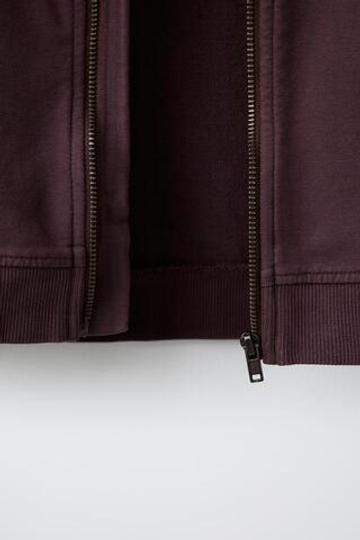 ZARA ХУДИ С МОЛНИЕЙ, ГРАНАТОВЫЙ