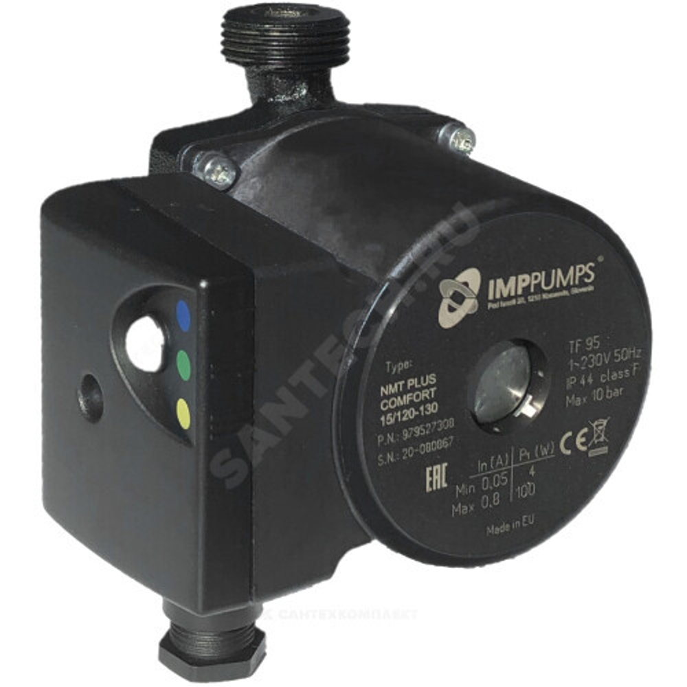Насос циркуляционный IMP PUMPS NMT PLUS COMFORT 15/90-130 (1х220В; 0,10кВт)