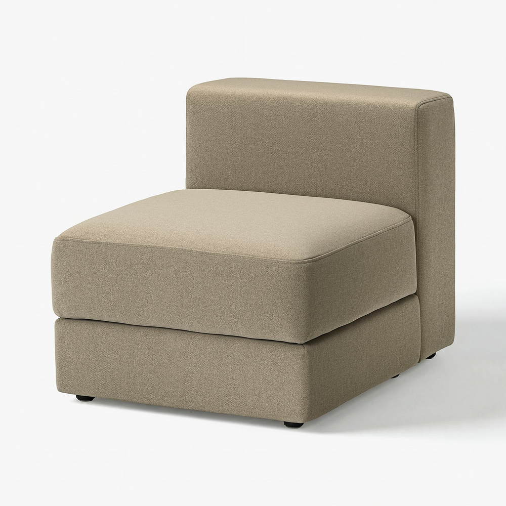 IKEA JÄTTEBO  (ИКЕА ЙЭТТЕБО)  -  Чехол на модуль 1-местный с ящиком для хранения - Йоханнесхов коричнево-бежевый