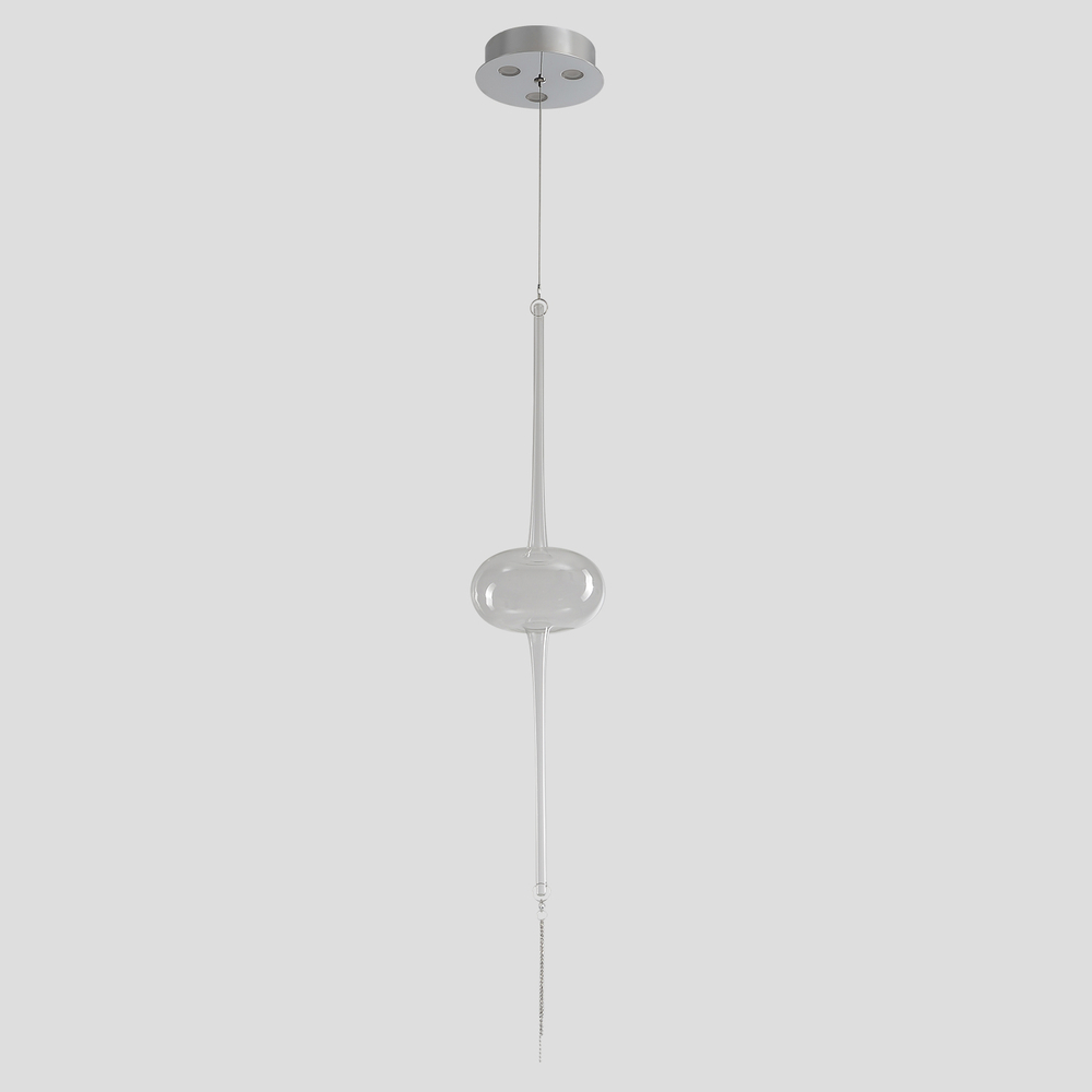 Светильник подвесной Crystal Lux GLASS SP3W LED CHROME