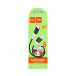Usb Кабель-зарядка Type-C Hoco X82 3A 1м мягкий силиконовый черный