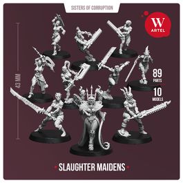Комплект миниатюр Slaughter maidens