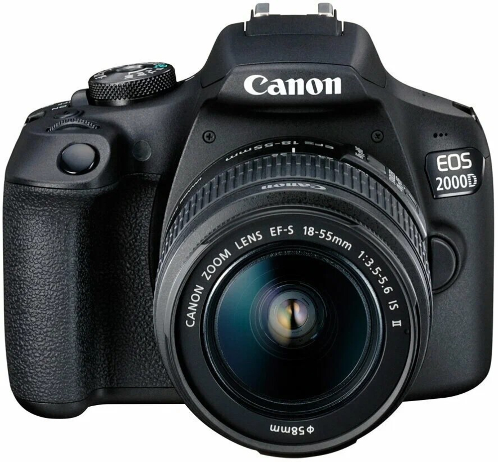 Зеркальный фотоаппарат Canon EOS 2000D Kit EF-S 18-55mm IS II.