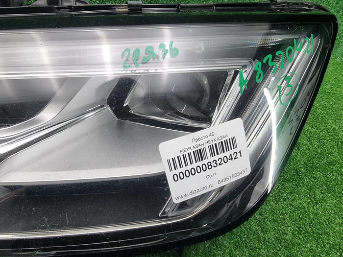 Фара левая Audi A4 B9 (2015-2020) LED