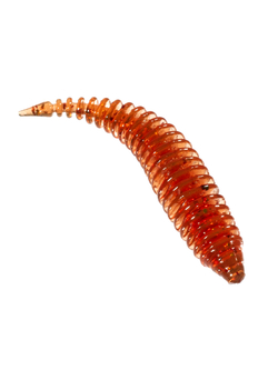 Приманка ZUB-MAGGOT SLIM 40мм(1,5")-12шт, (цвет 911) машинное масло с блестками