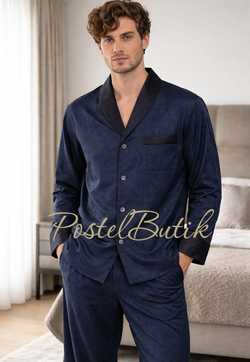 Пижама мужская Zimmerli Blue Black 4737