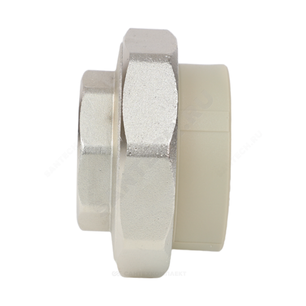 Муфта PP-R комбинированная разъемная серая Дн 25х1/2" ВР VALFEX 10155115Г