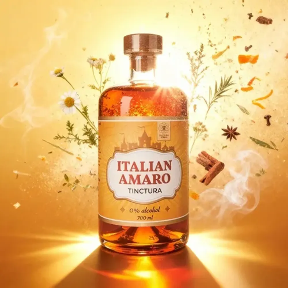 Напиток ликер безалкогольный ITALIAN AMARO 0,7л Tinctura Anima
