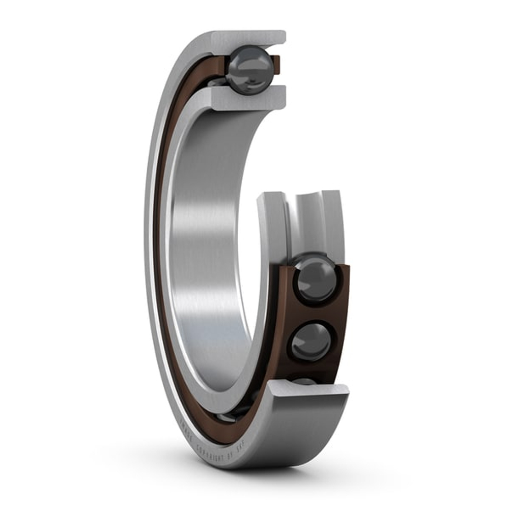 SKF 7214 ACDGB/HCP4A — прецизионный радиально-упорный шарикоподшипник 70×125×24 мм