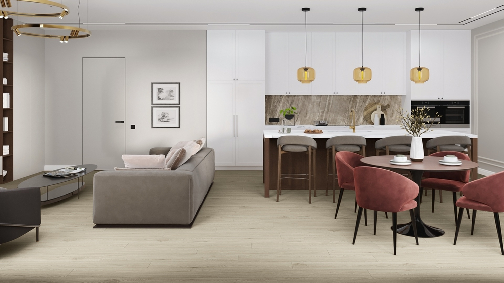 LVT-плитка Damy Floor TCM285-15-LVT Дуб Светлый