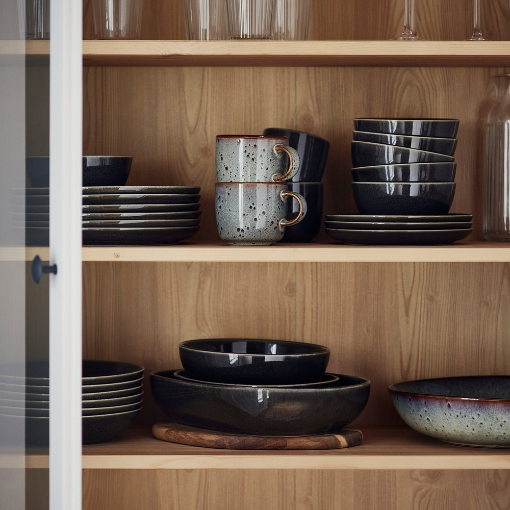 IKEA GLADELIG  (ИКЕА ГЛАДЕЛИГ)  -  Кружка - бежево-зелёная 37 сл