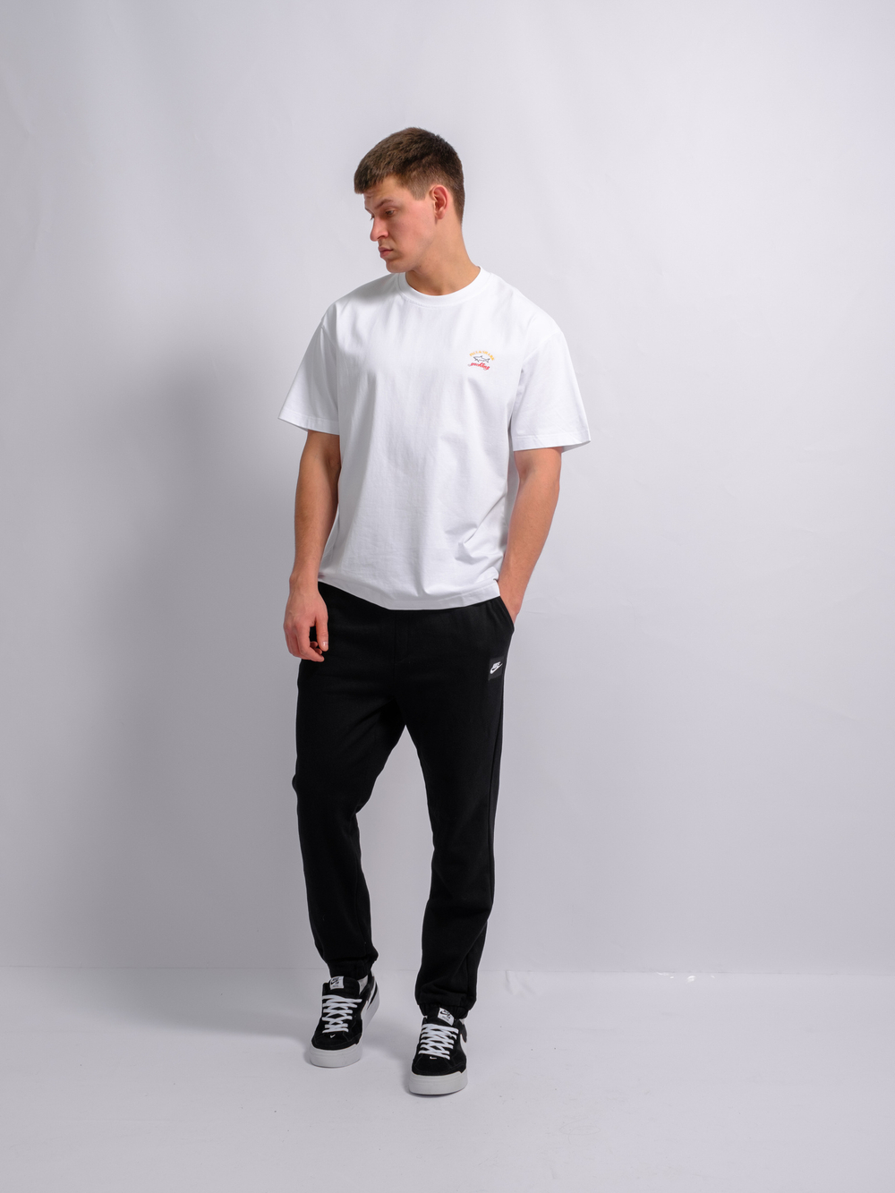 Спорт.штаны Nike #2301 (черн.)