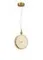 Светильник подвесной светодиодный NewRgy D2816-DW-20 BRASS, 16 Вт, латунный