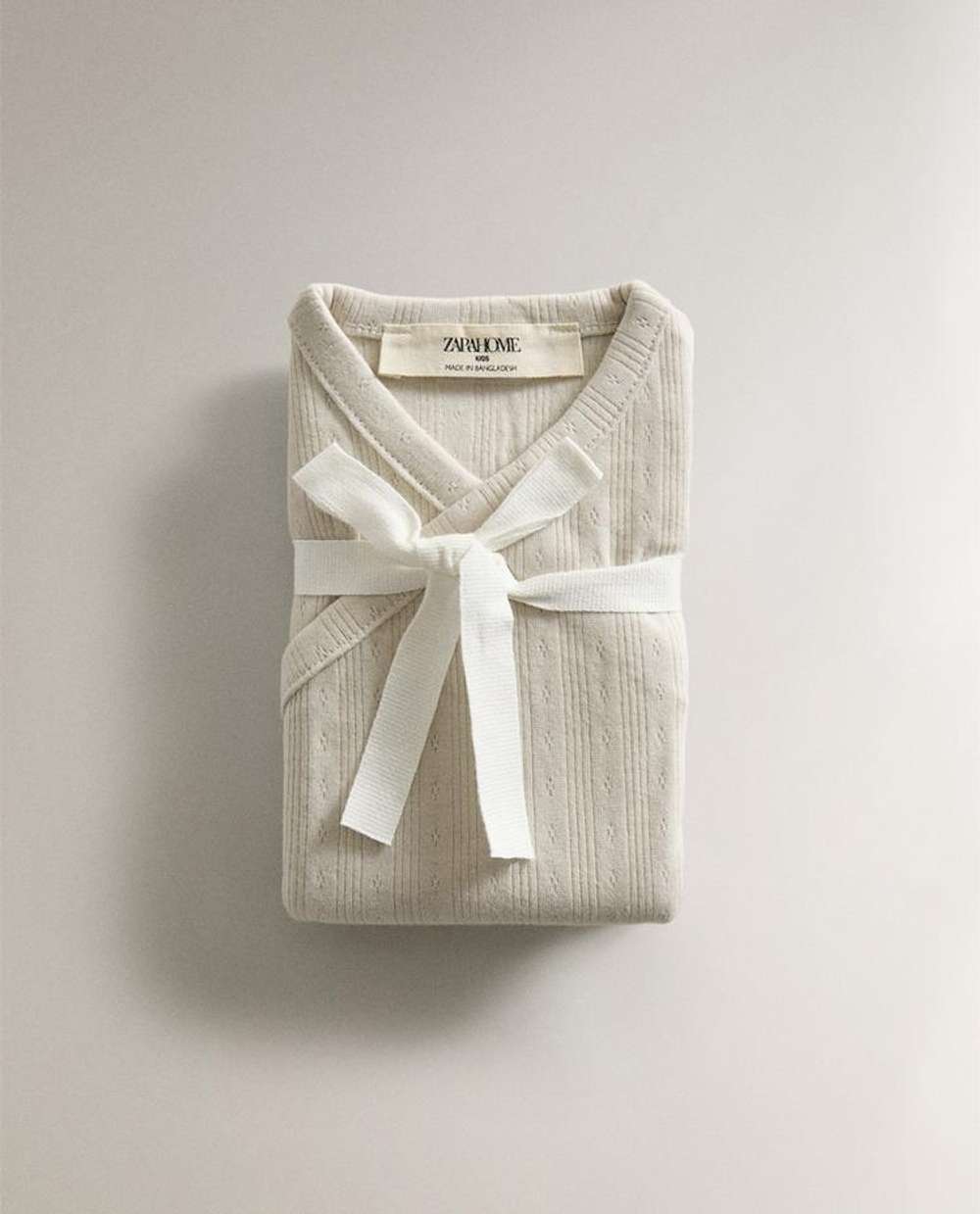 ZARA HOME НАБОР ДЕТСКИХ БОДИ ( 2 ШТ.), СЕРЫЙ
