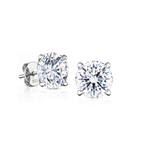 Серьги пусеты Rêve White 9 мм