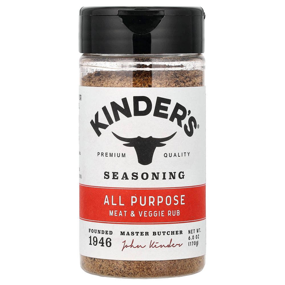KINDER'S, приправа, универсальная, для мяса и овощей, 170 г (6 унций)