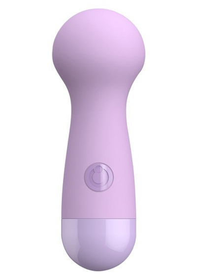 Сиреневый вибромассажер CARA SMALL WAND PURPLE - 14 см. (Цвет: сиреневый)