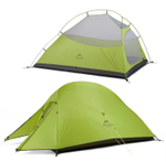 Палатка Naturehike Cloud Up 2-местная, алюминиевый каркас, зеленая, артикул NH17T001-T-MGR
