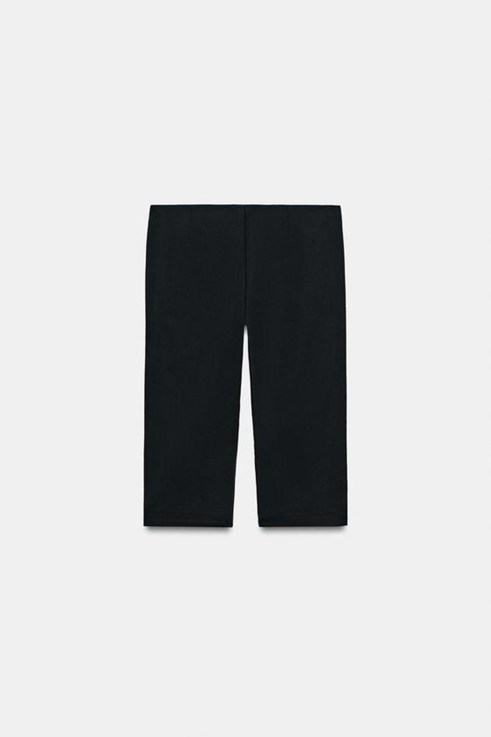 ZARA БРЮКИ КАПРИ, ЧЕРНЫЙ