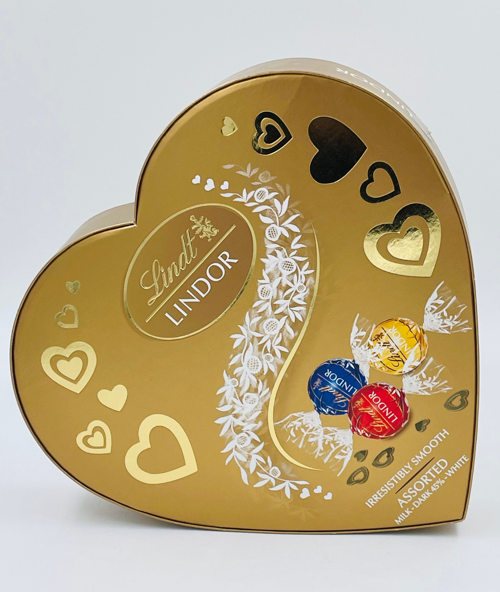Шоколадные конфеты Lindt Lindor сердечная коробка ассорти 200 г (Италия)