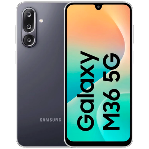 Смартфон Samsung Galaxy M36 5G, 8/128GB, Velvet Black (Черный)