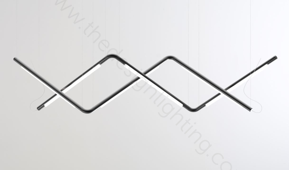Pendant design lamp  Pipeline by ANDlight (Black)