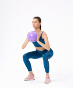 Медбол STARFIT GB-703, 5 кг, фиолетовый пастель