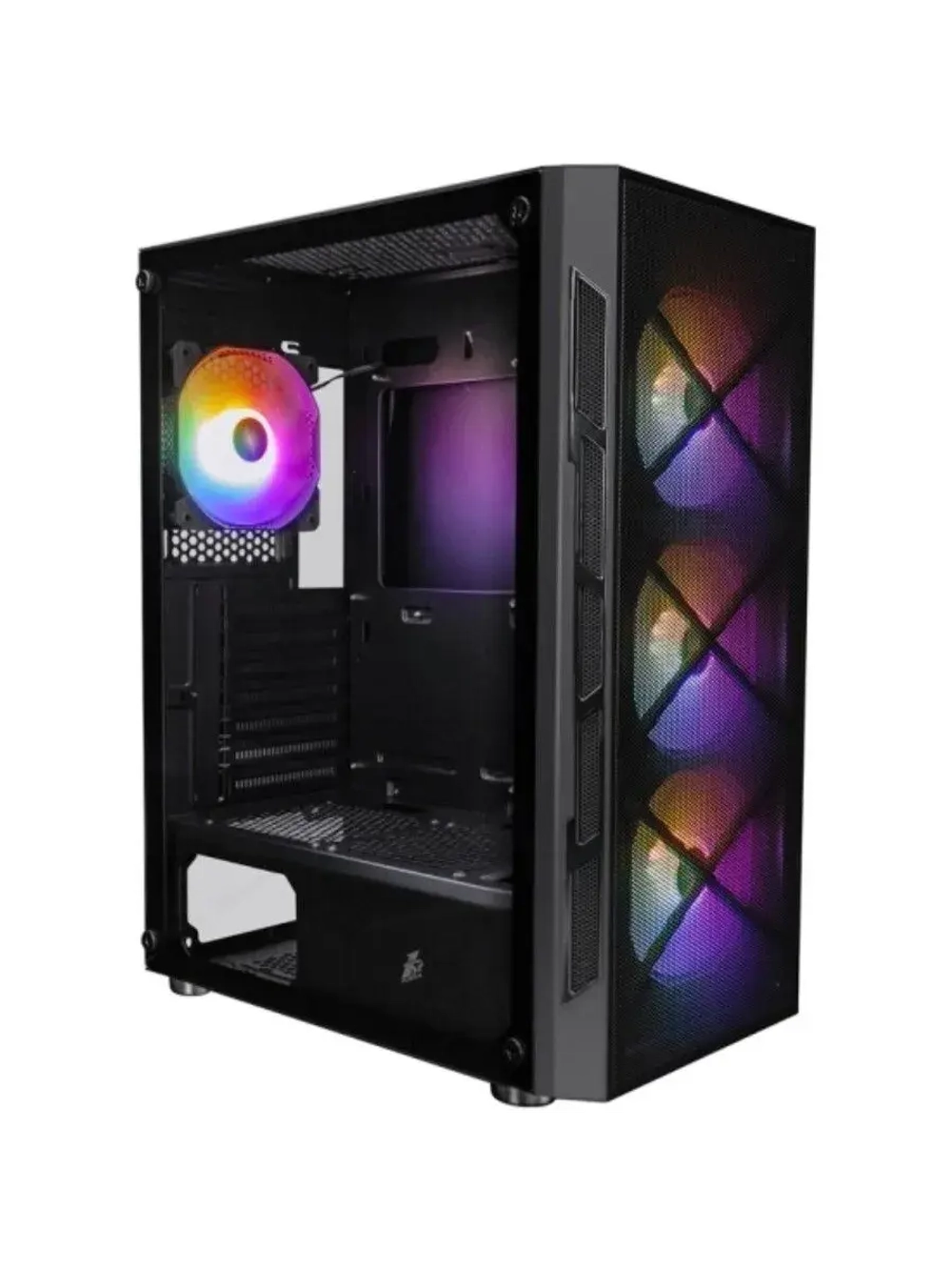 Компьютерный корпус FIREBASE XP XP-BK-4F1 BLACK