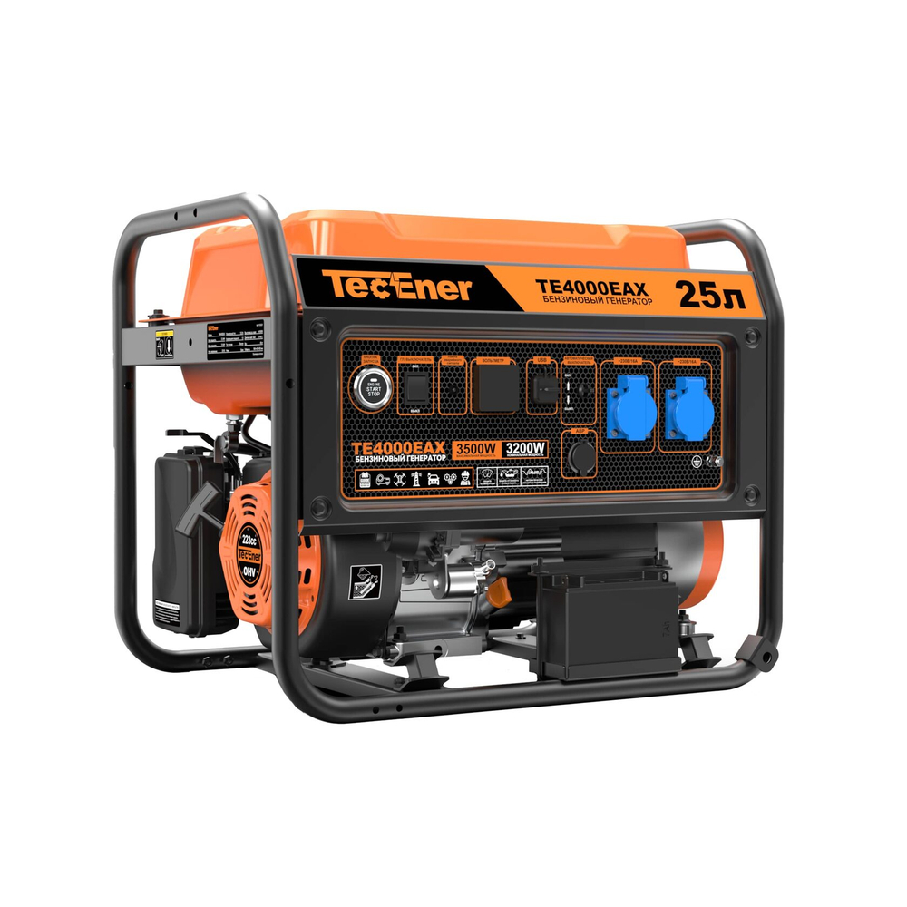 Бензиновый генератор TecEner TE4000EAX