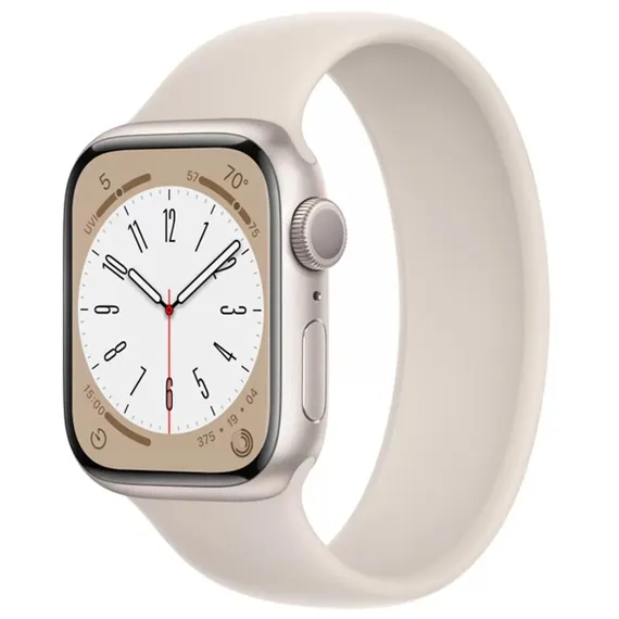 Умные часы Apple Watch Series 8 45mm Aluminum Sport Сияющая звезда Starlight